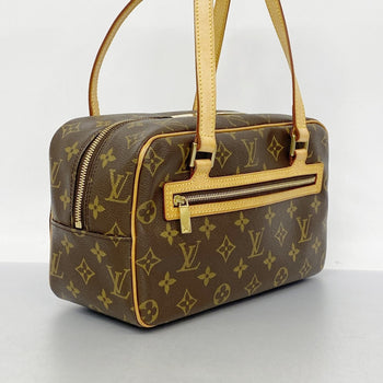 Louis Vuitton Monogram Cite Mm Shoulder Bag M51182 Brown