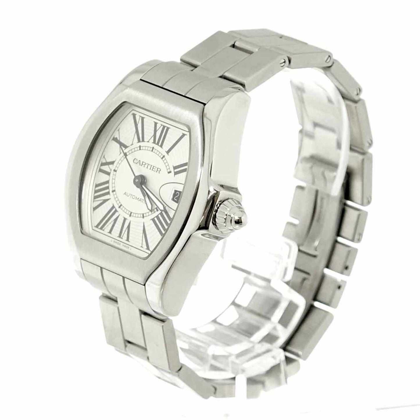 Cartier Roadster Lm W6206017 Men'S Watch With Date Display