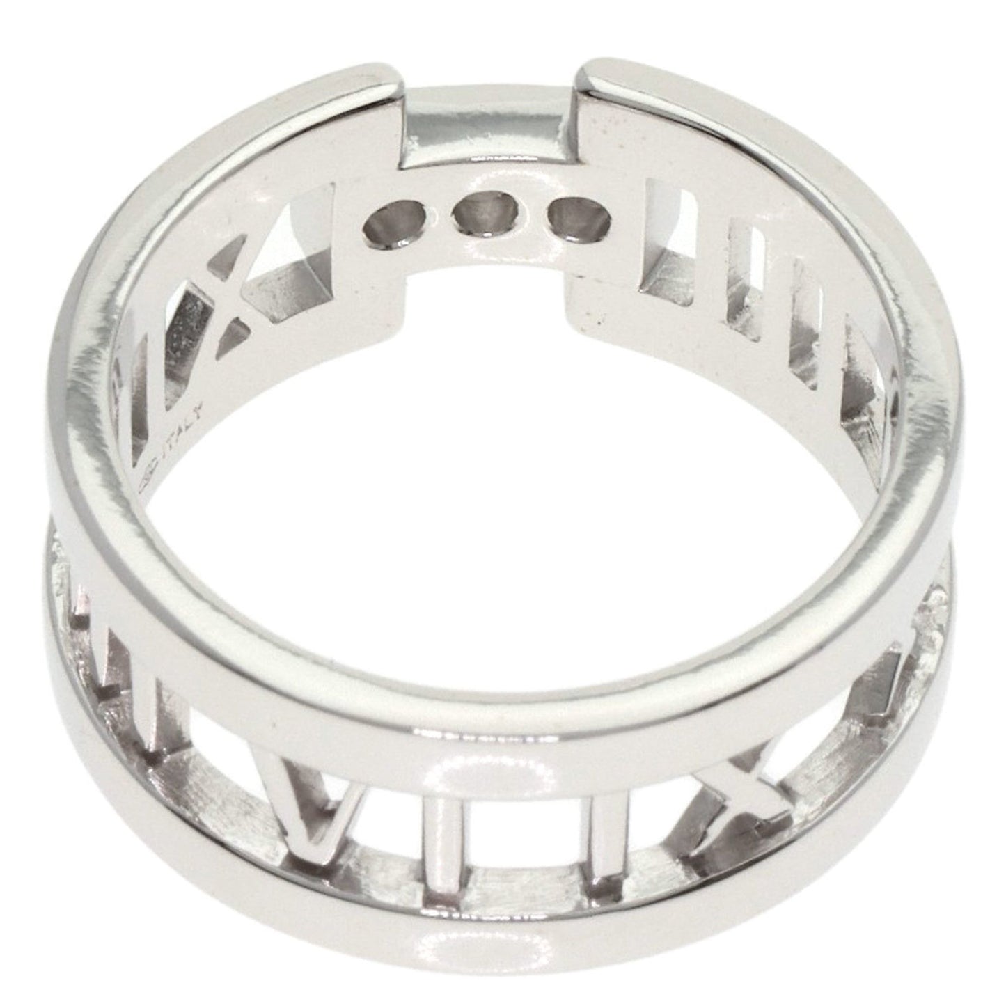 Tiffany Atlas Open Diamond Ring In 18K White Gold