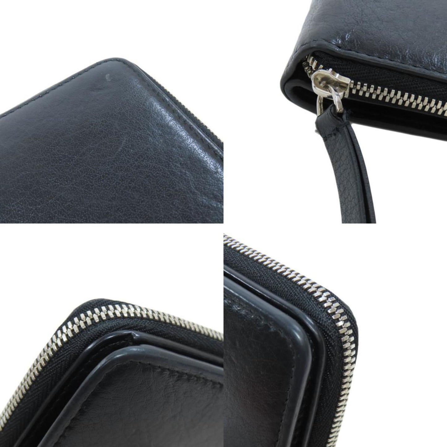 Balenciaga 551933 Everyday Bi-Fold Wallet Leather