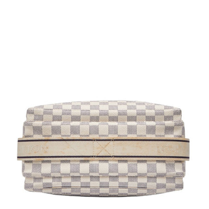 Louis Vuitton Damier Azur Naviglio Shoulder Bag N51189 White Leather