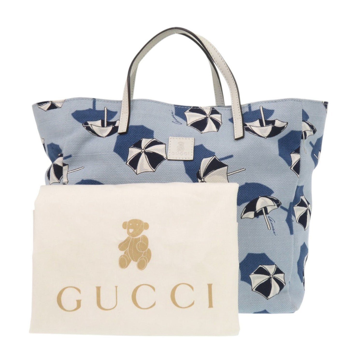 Gucci Children'S 284721 Canvas Blue Tote Bag