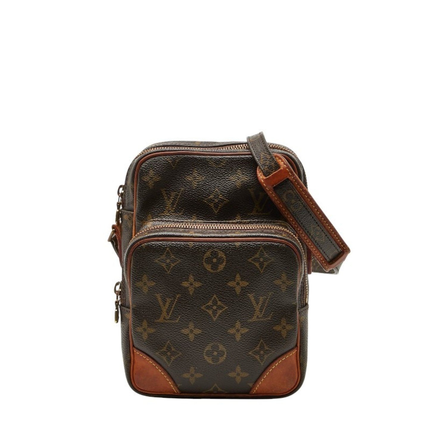 Louis Vuitton Monogram Amazon Crossbody Shoulder Bag M45236 Brown Leather