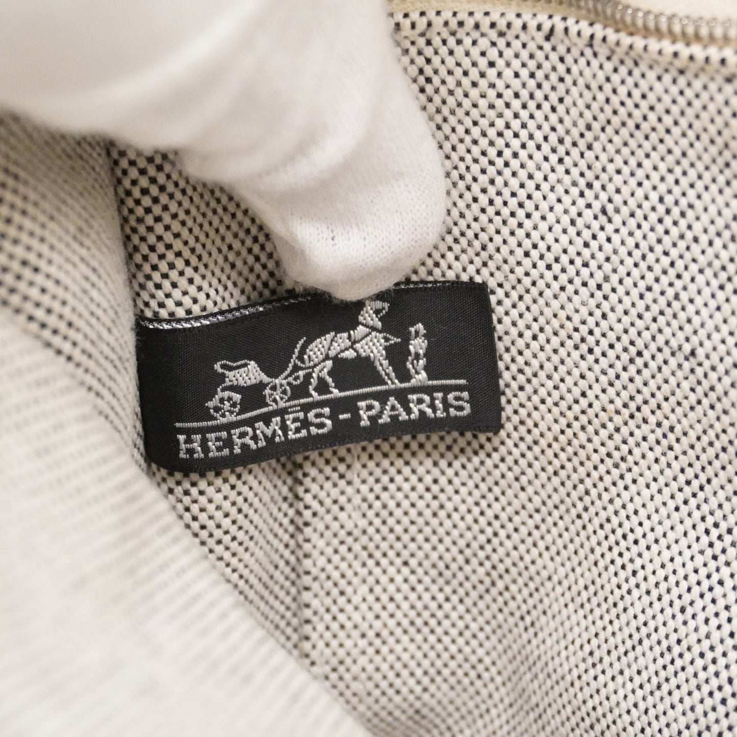 Hermes Herms New Foule Tote Pm Canvas Bag In Gray And Black For Women