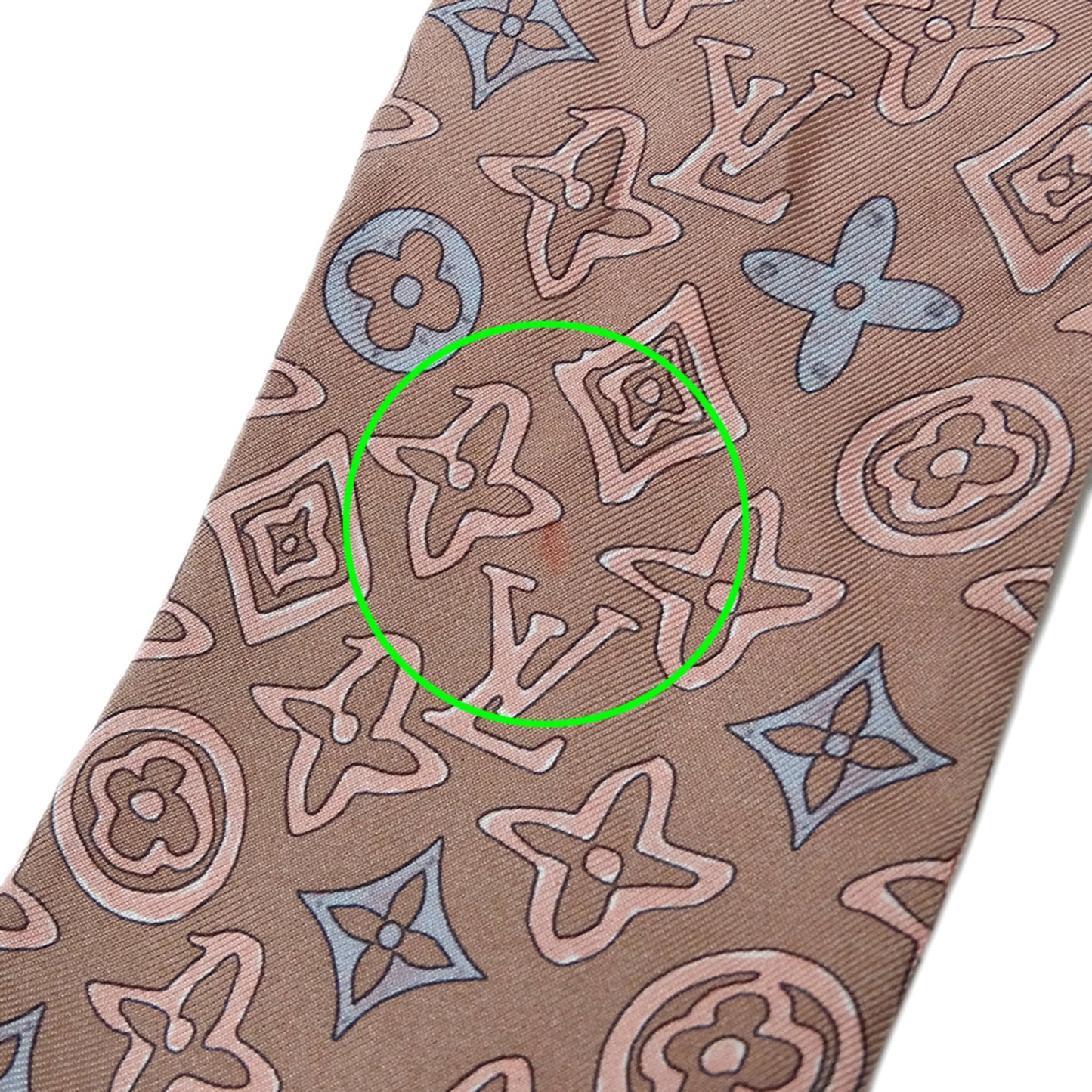 Louis Vuitton Women'S Monogram Map Silk Bandeau Scarf