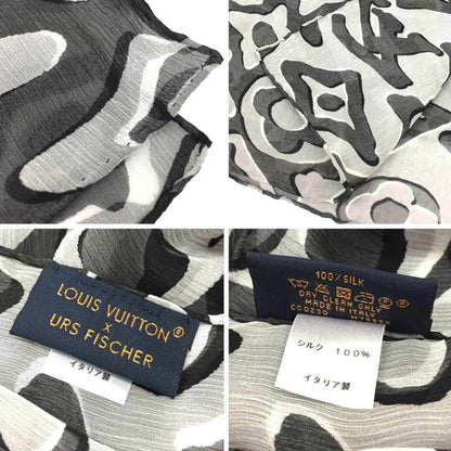 Louis Vuitton Louis Vuitton Carre Geant Monogram M76556 Lvuf Urs Fischer Stole Shawl Scarf Muffler