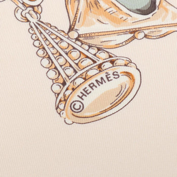 Herms Hermes Carr 90 Terres Precieuses Silk Scarf For Women