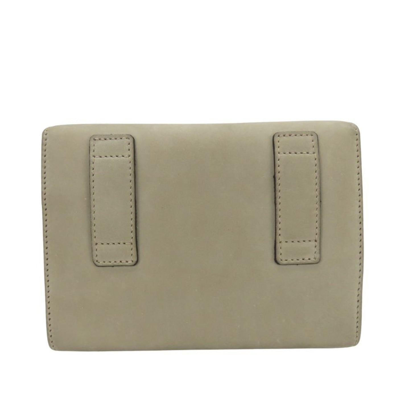 Salvatore Ferragamo Shoulder Bag Aq213202 Vara Ribbon Chain Mini Pochette Suede Greige Waist Pouch
