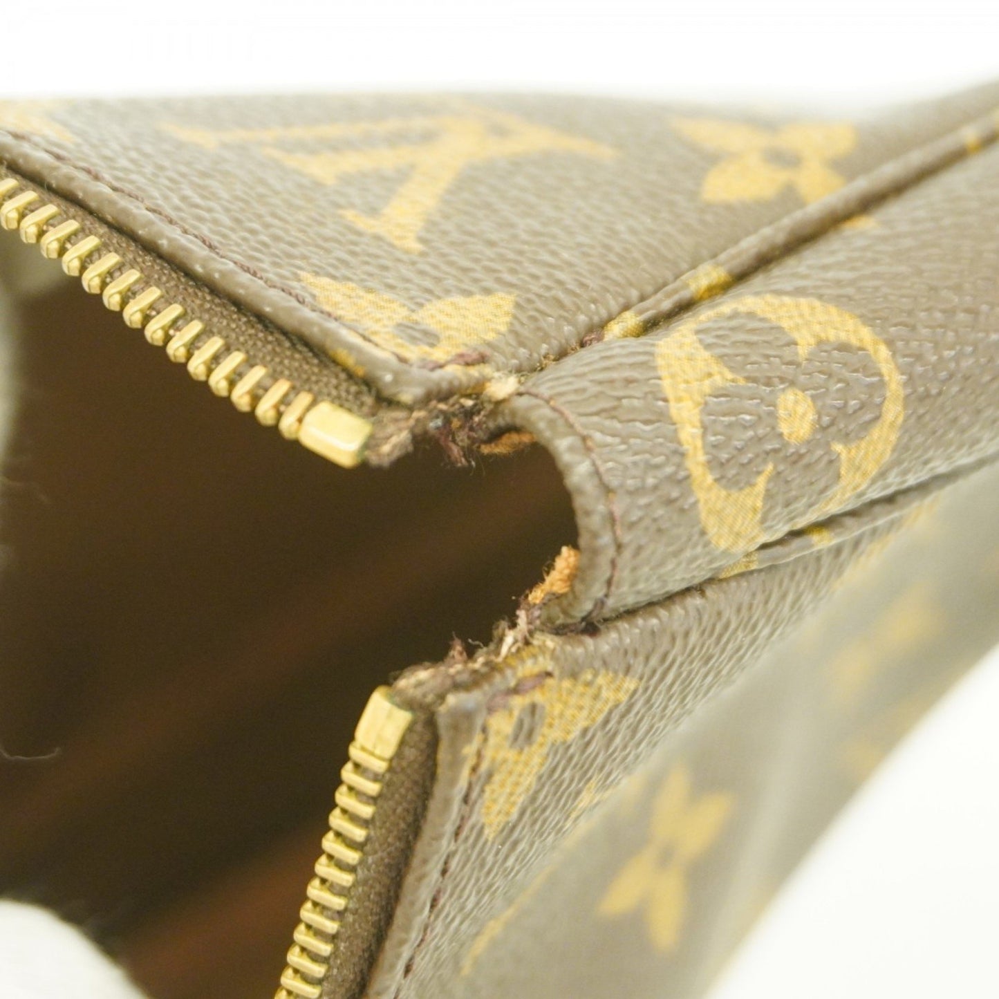 Louis Vuitton Monogram Pochette Accessoires M51980 Brown