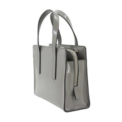 Prada Re-Edition 1995 2-Way Hand Shoulder Bag In Gray Leather