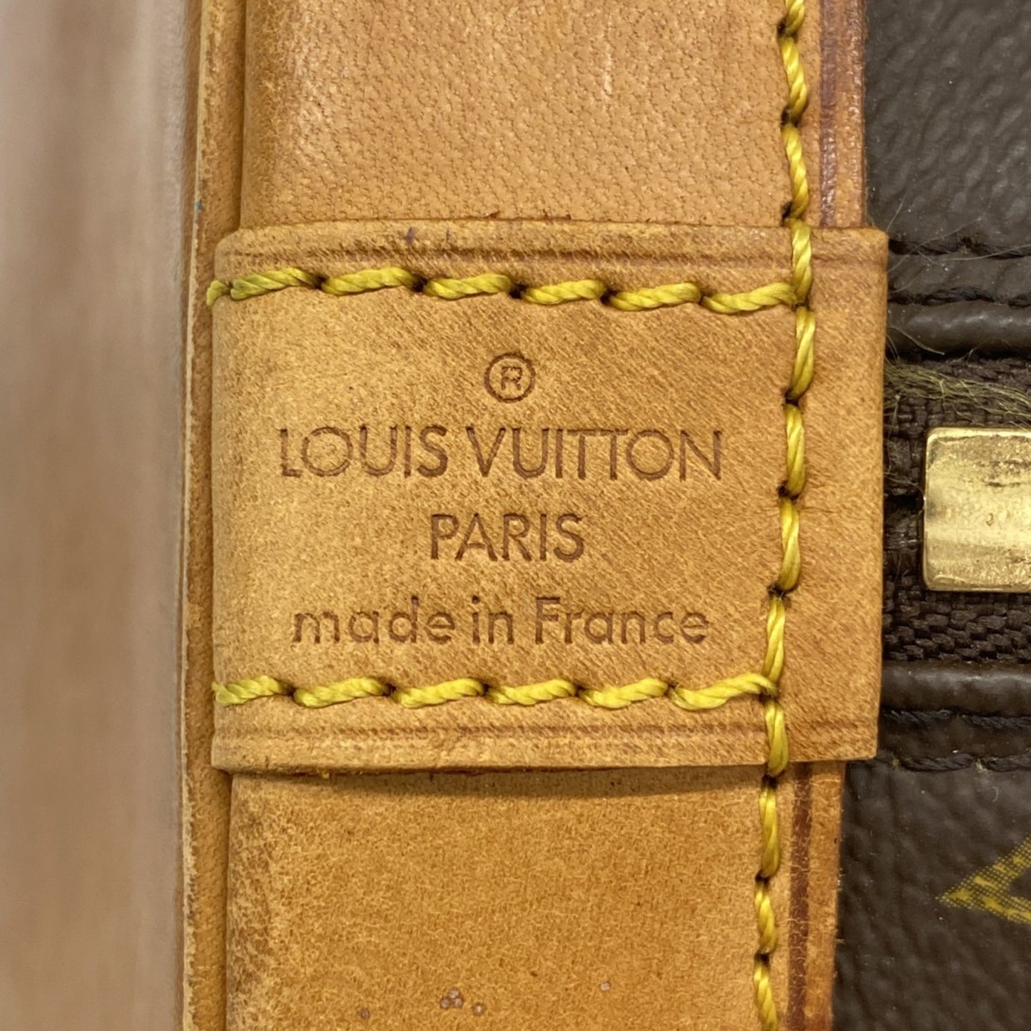Louis Vuitton Monogram Alma Handbag M51130 Brown