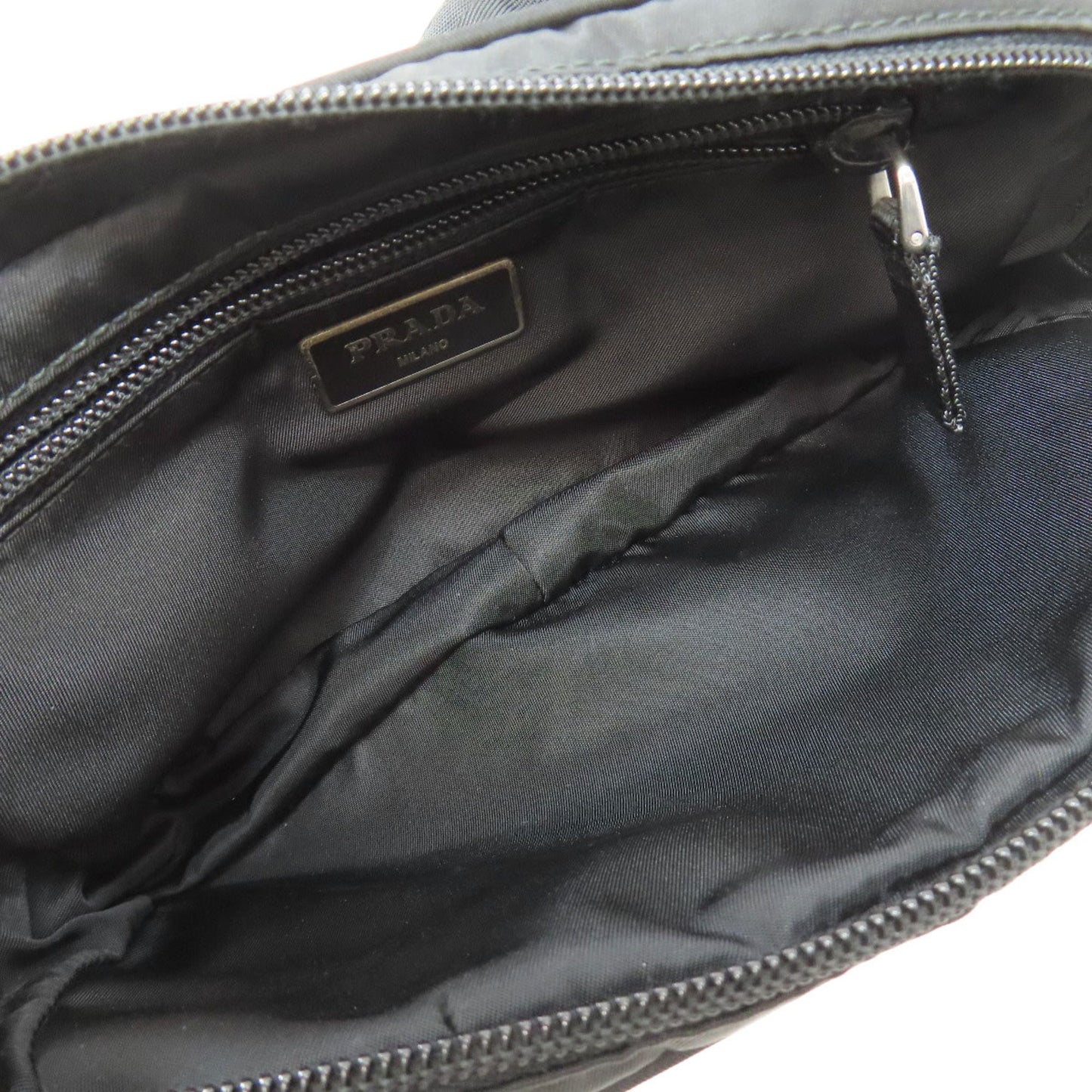 Prada Logo Hardware Body Bag Nylon Material