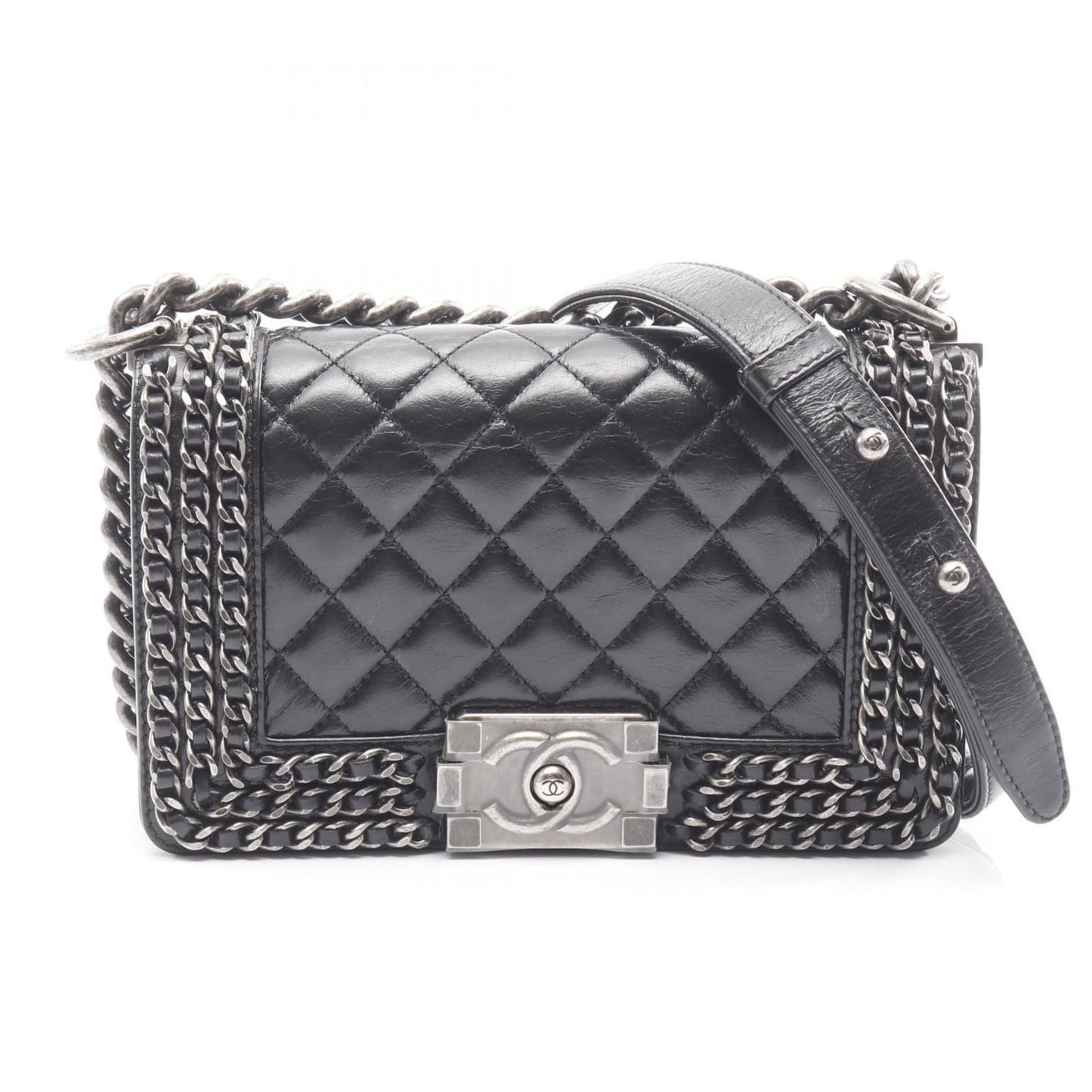 Chanel Boy Chanel Small Shoulder Bag Leather Lambskin (Sheepskin)