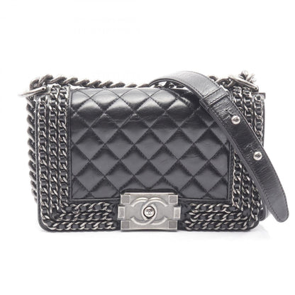 Chanel Boy Chanel Small Shoulder Bag Leather Lambskin (Sheepskin)