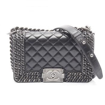 Chanel Boy Chanel Small Shoulder Bag Leather Lambskin (Sheepskin)