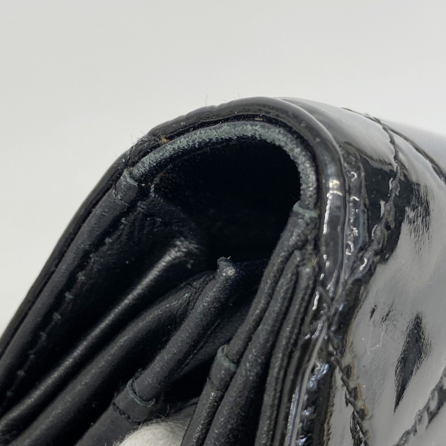 Chanel Matelasse Patent Leather Long Wallet