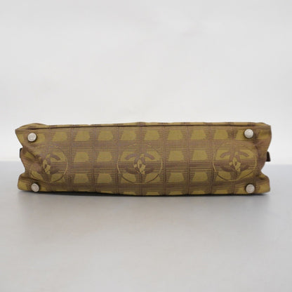 Chanel New Travel Nylon Handbag In Brown