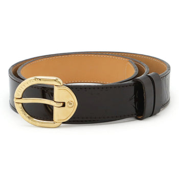 Louis Vuitton Monogram Vernis Santur Belt In Enamel Amaranth #80 M6979W