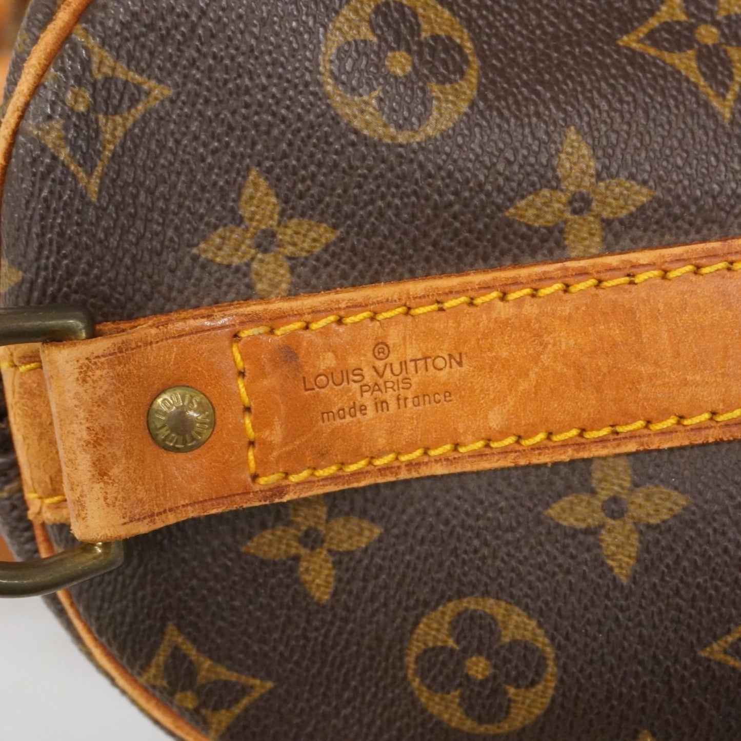 Louis Vuitton Monogram Keepall Bandouliere 55 Boston Bag M41414 Brown