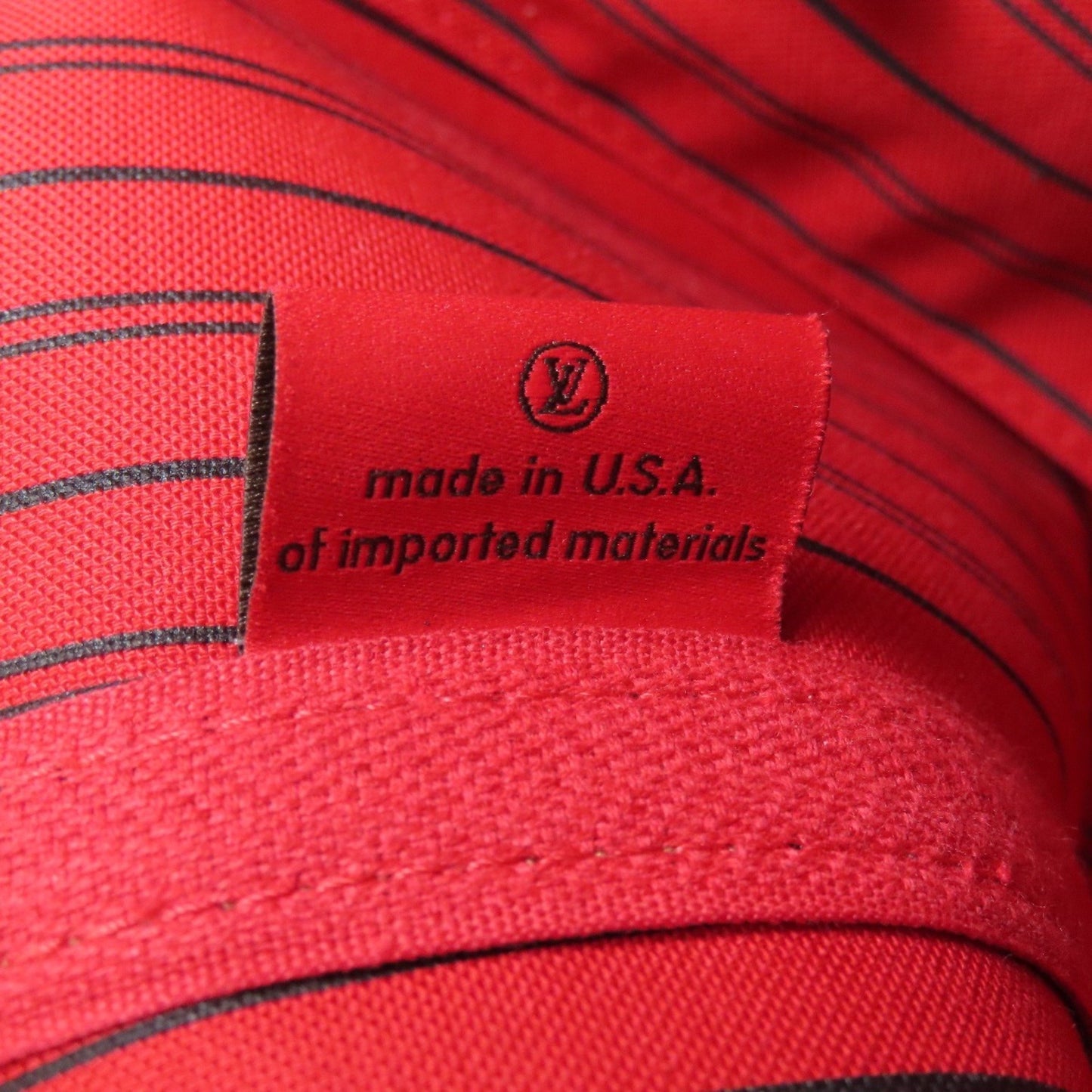 Louis Vuitton N40599 Neverfull Mm Usa Tote Bag In Damier Canvas