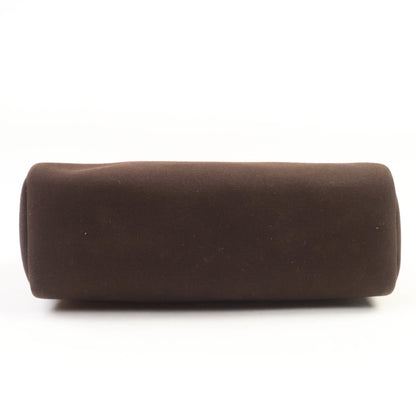 Hermes Airbag Pm Toile Officier Vibrato Shoulder Bag With Gold Hardware