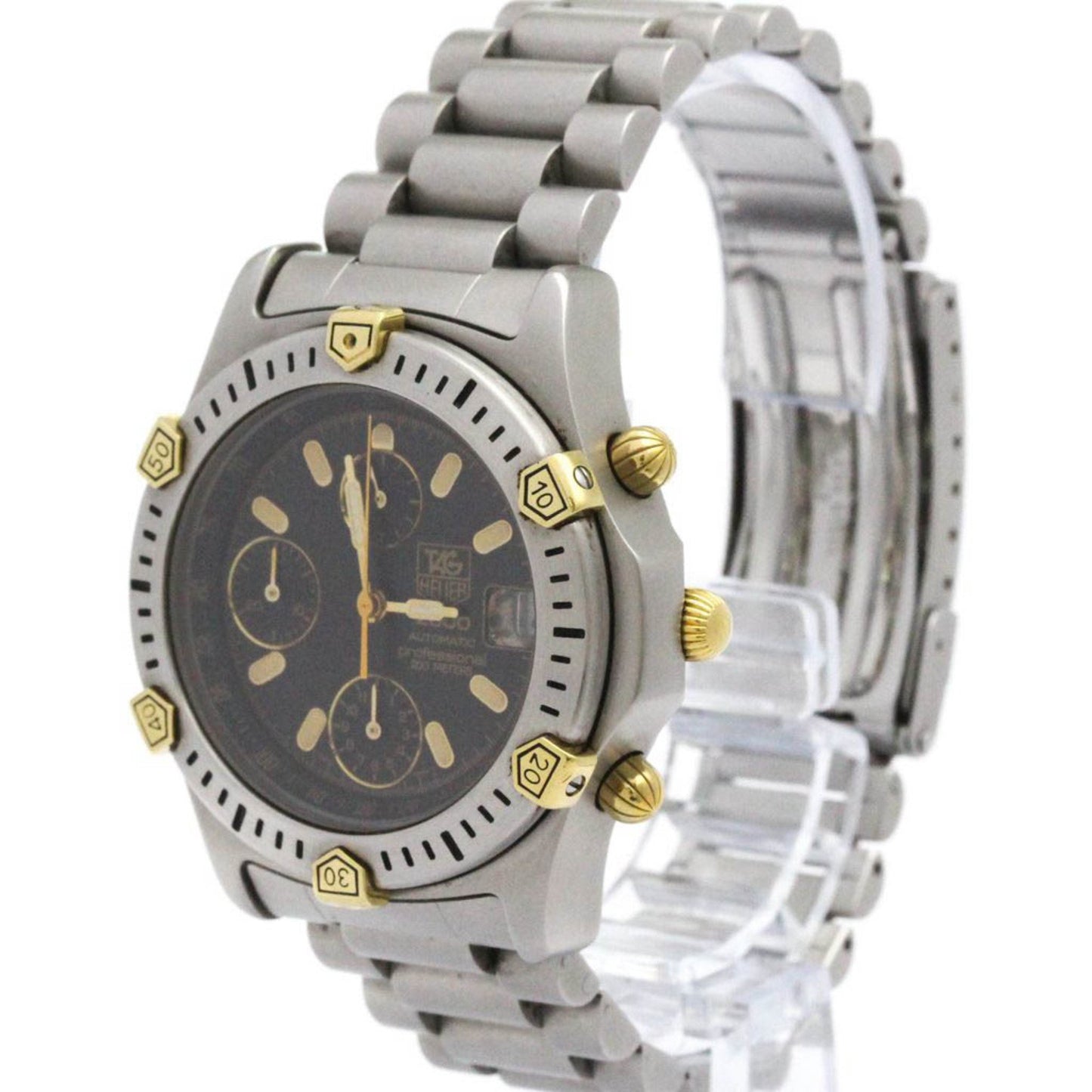 Tag Heuer 2000 Chronograph Gold Plated Steel Automatic