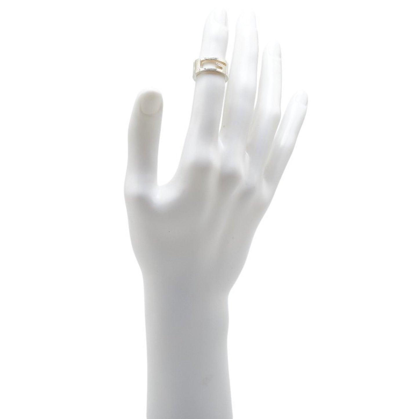 Gucci G Logo Open Ring #9 Sv925 Silver