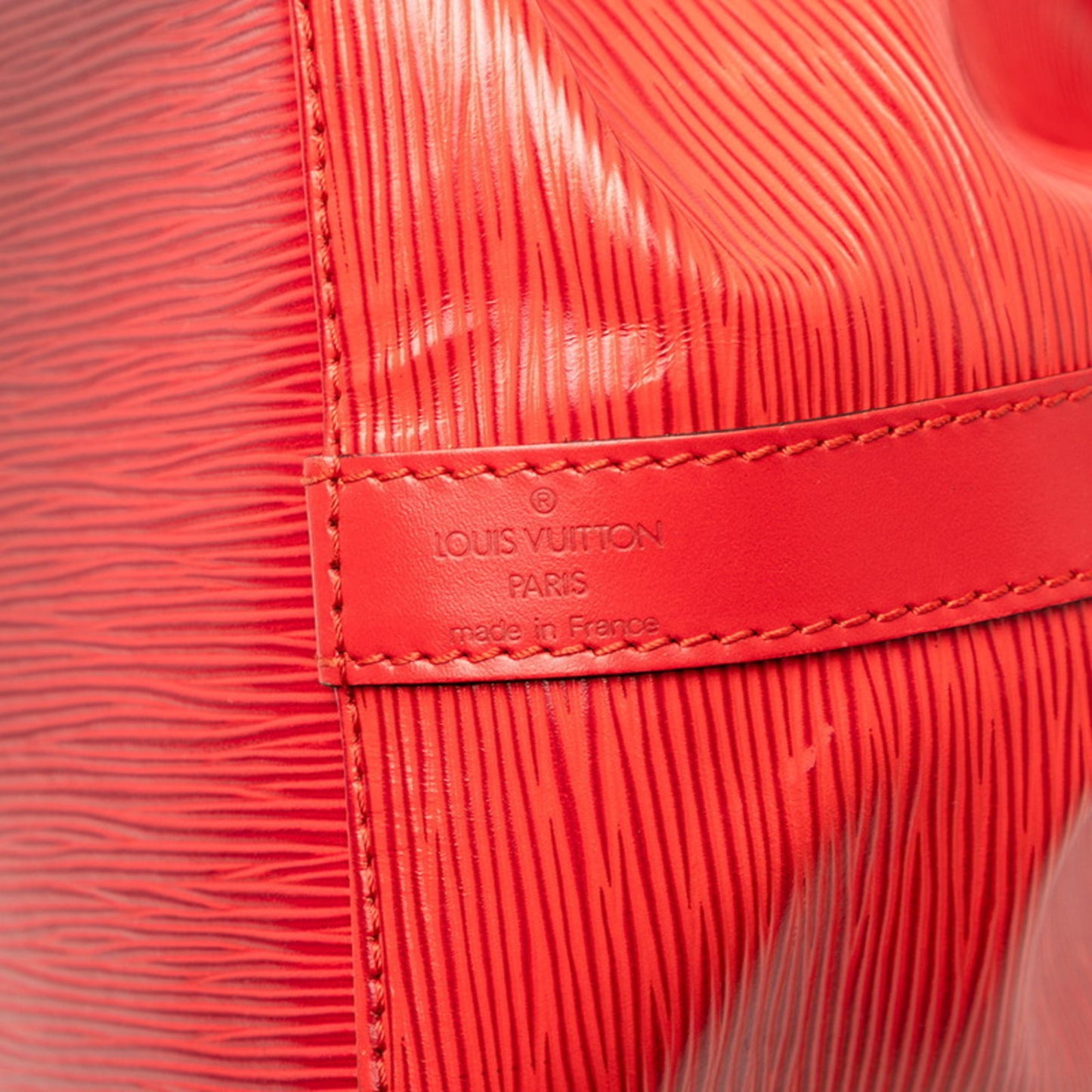 Louis Vuitton Epi Petit Noe One-Shoulder Bag M44107 Castilian Red Leather