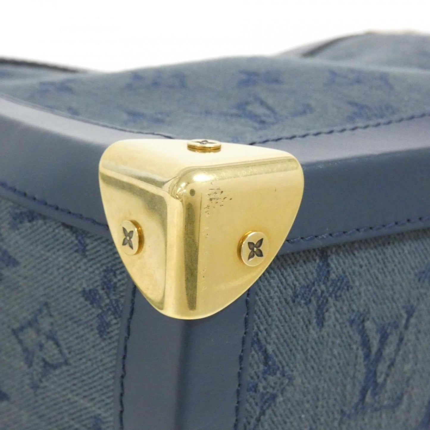 Louis Vuitton Monogram Denim Soft Trunk M44723 Shoulder Bag