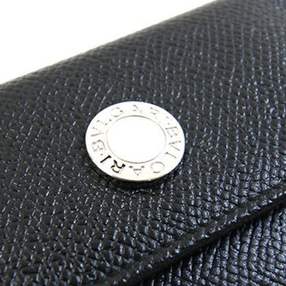 Bvlgari 6-Ring Key Case 20234 Black Leather