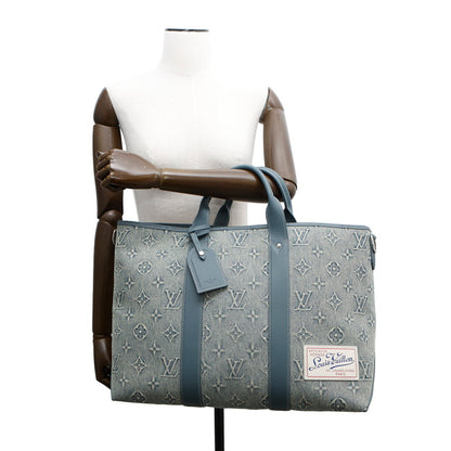 Louis Vuitton Monogram Washed Denim Weekend Tote Bag Nm M22537 Louis Vuitton