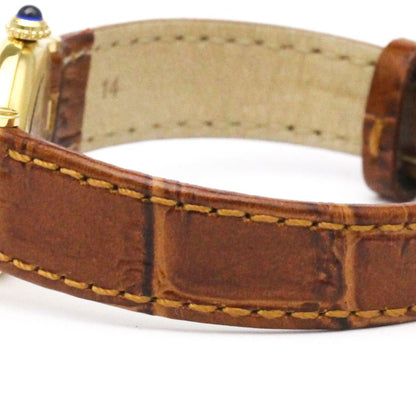 Cartier Must Vendome Vermeil Gold Plated Quartz