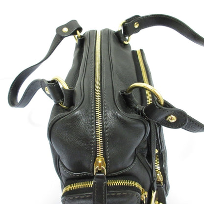 Tod'S Multi-Pocket Leather Handbag In Black