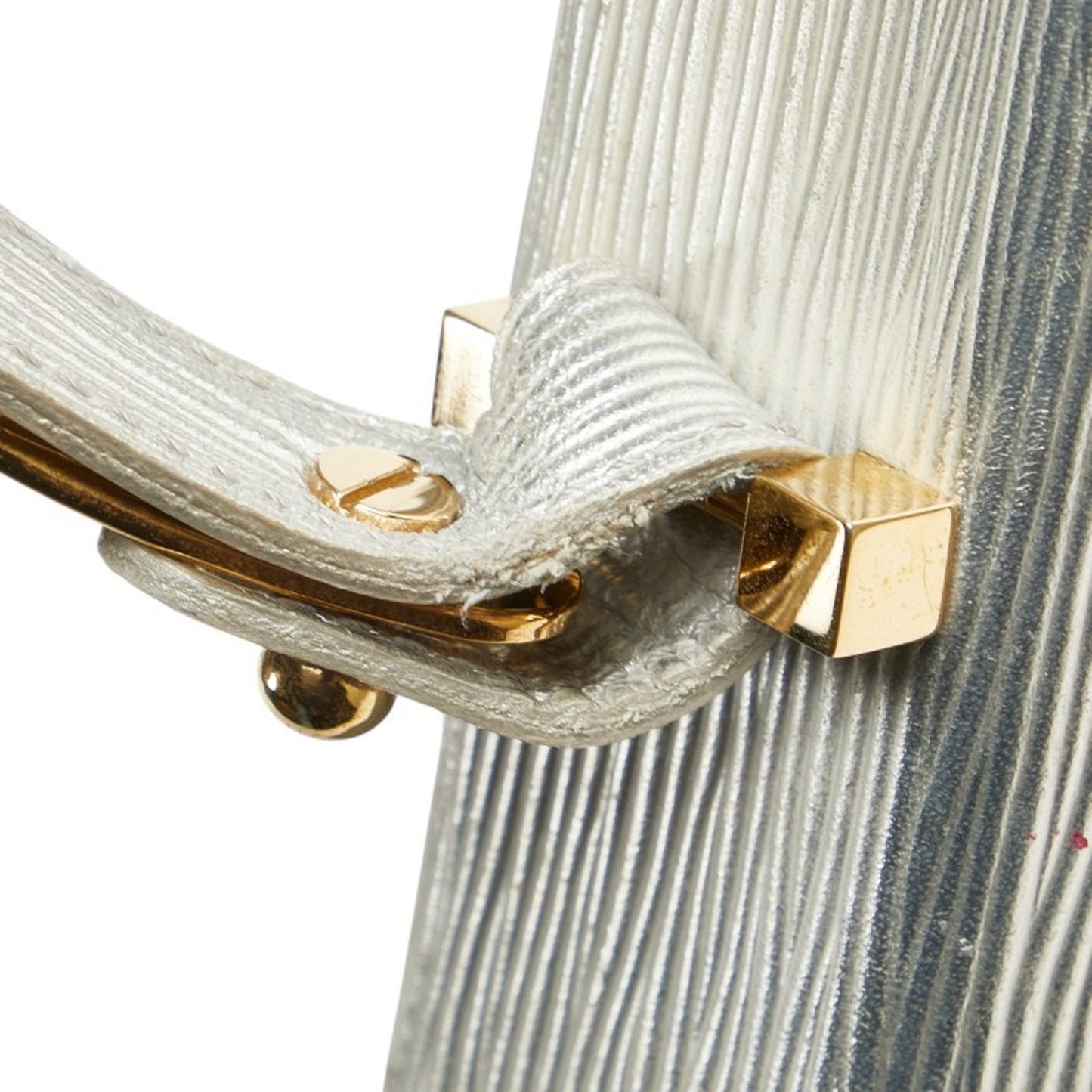 Louis Vuitton Epi Galaxia Handbag M92183 Silver Leather