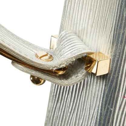 Louis Vuitton Epi Galaxia Handbag M92183 Silver Leather