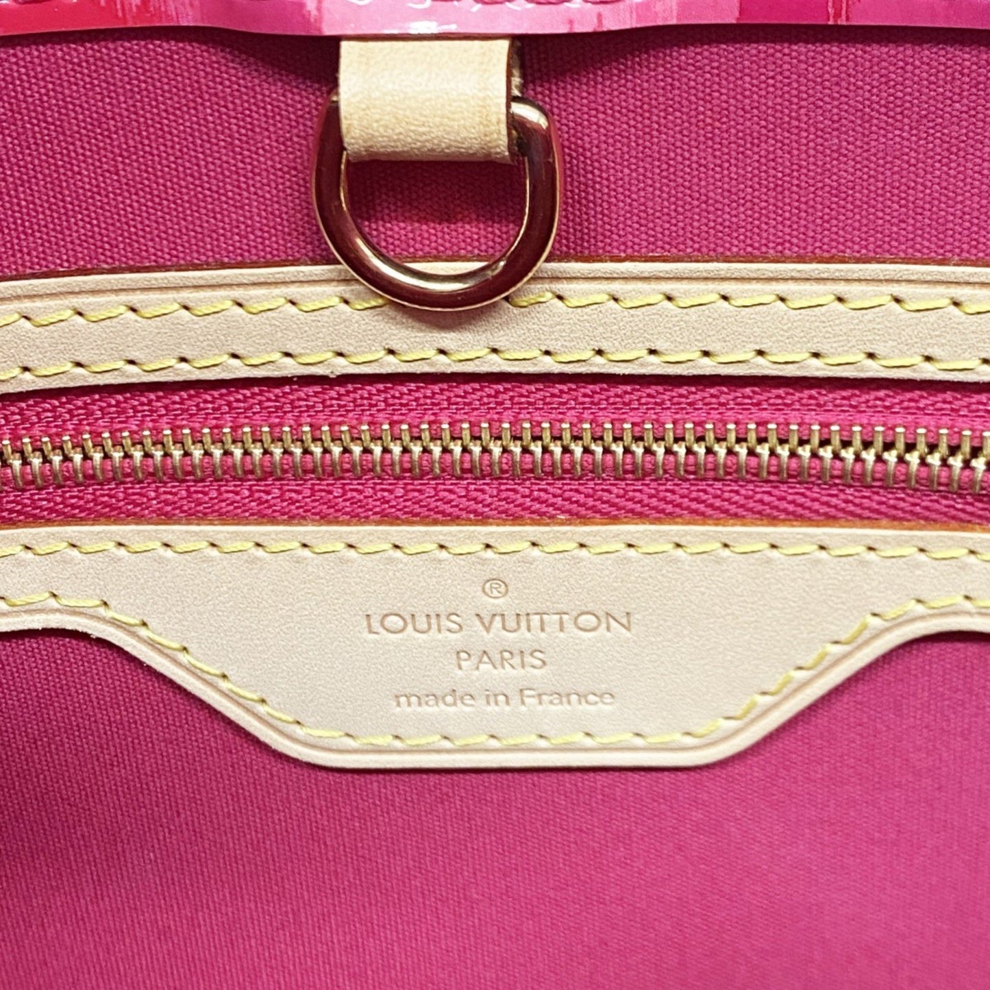 Louis Vuitton Vernis Ikat Flower Catalina Bb Handbag M90039 Rose Andian