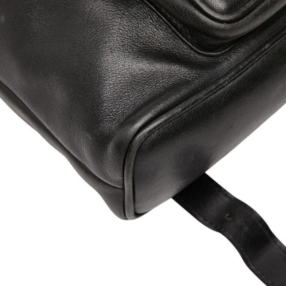 Gucci Bamboo Backpack 003 1705 0030 Black Suede Leather