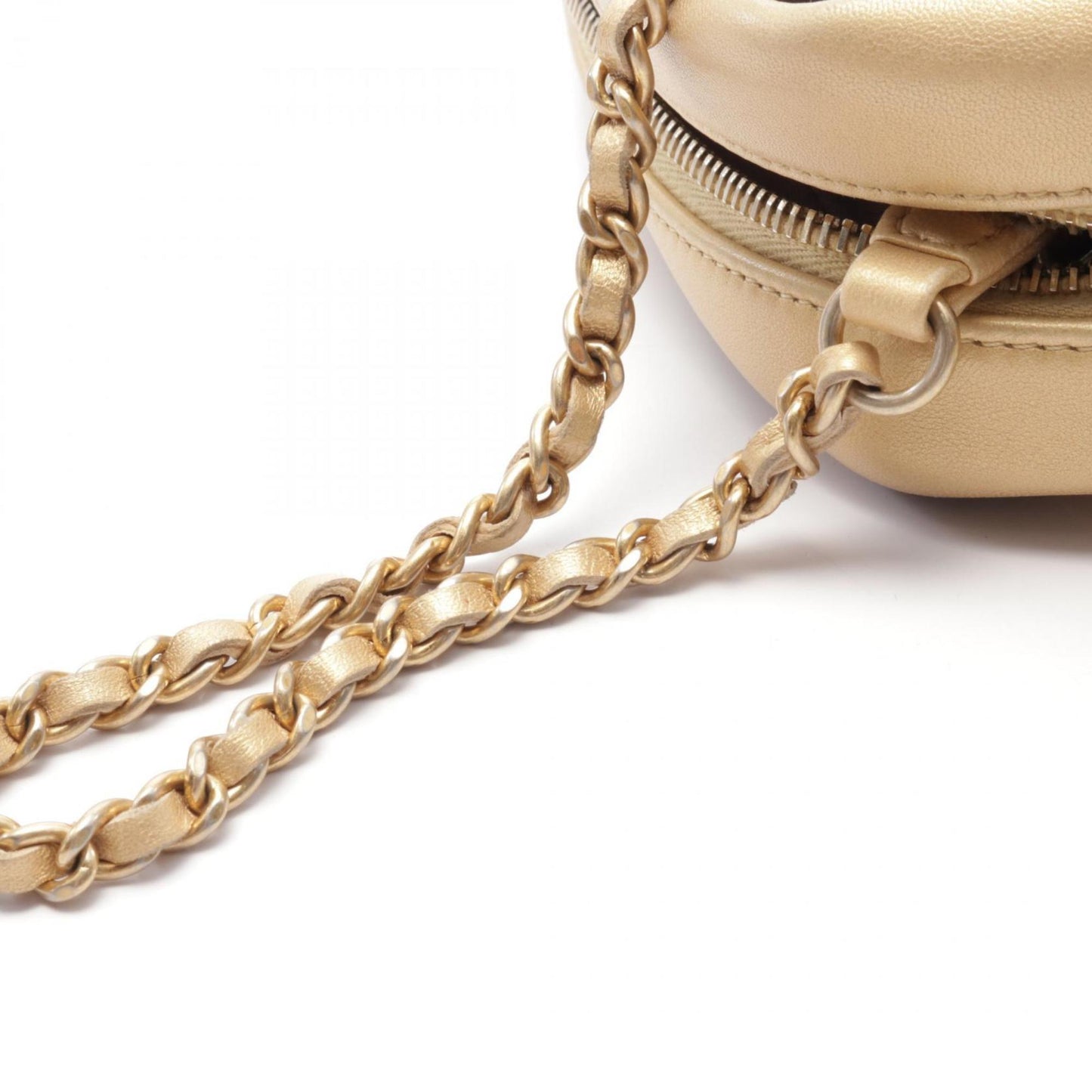 Chanel V-Stitch Shoulder Bag In Lambskin Leather
