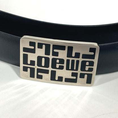 Loewe Logo Buckle Belt Leather