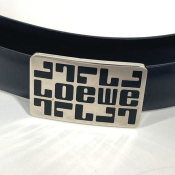 Loewe Logo Buckle Belt Leather