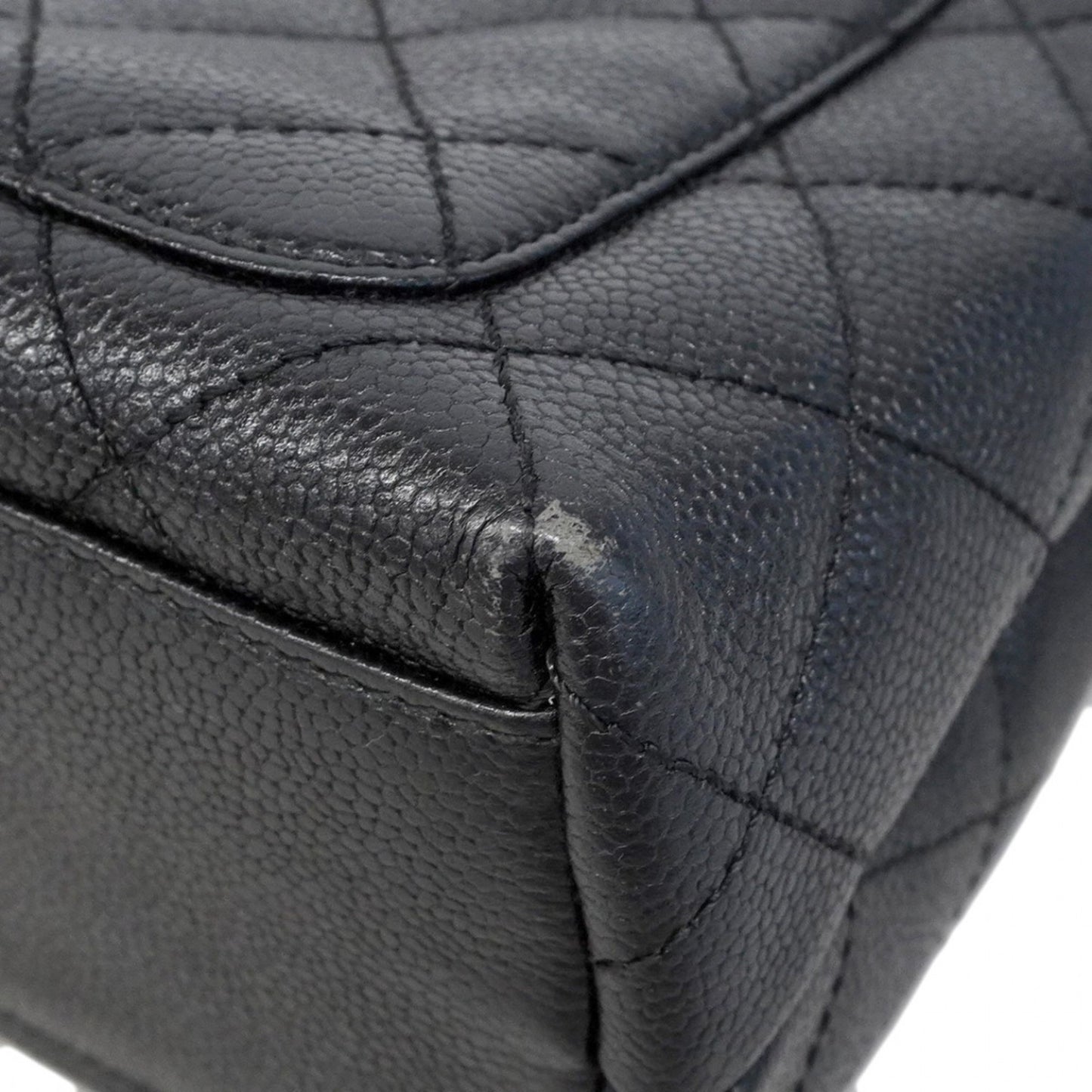 Calfskin Chanel Handbag Grained