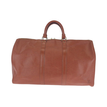 Louis Vuitton Louis Vuitton Epi Keepall 50 Brown Gold Hardware Leather M42963 Boston Bag Handbag