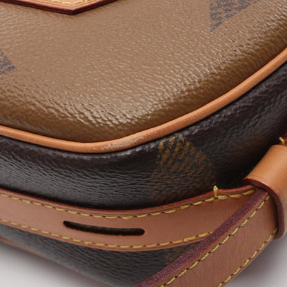 Louis Vuitton Boite Chapeau Souple Shoulder Bag Coated Canvas Leather Monogram Giant Reverse