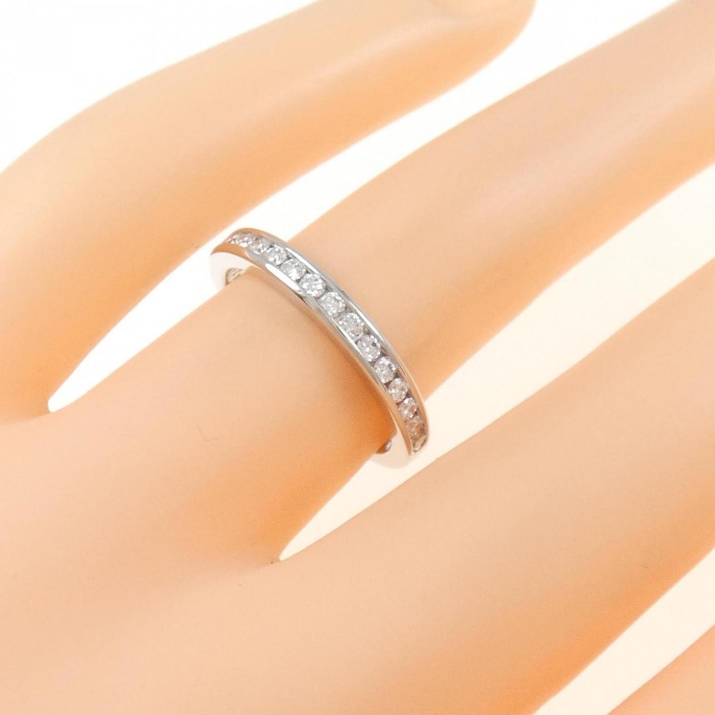 Tiffany Half Circle Channel Setting Ring