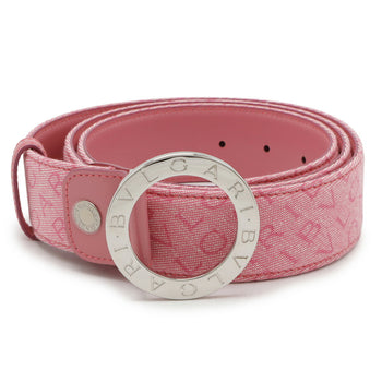 Bvlgari Bvlgari Mania Belt Round Buckle Canvas