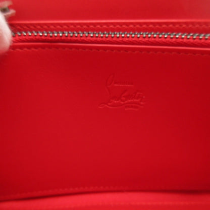 Christian Louboutin Panettone Studded Leather Black Round Long Wallet 0121Christian