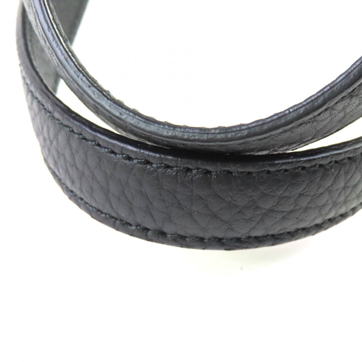 Salvatore Ferragamo 21 G714 Marta Nero Perforated Gancini Design Calf Leather Tote Bag With Dust Bag