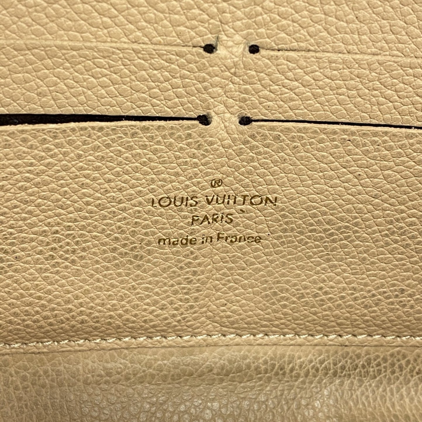 Louis Vuitton Monogram Empreinte Zippy Wallet M60746 Dune