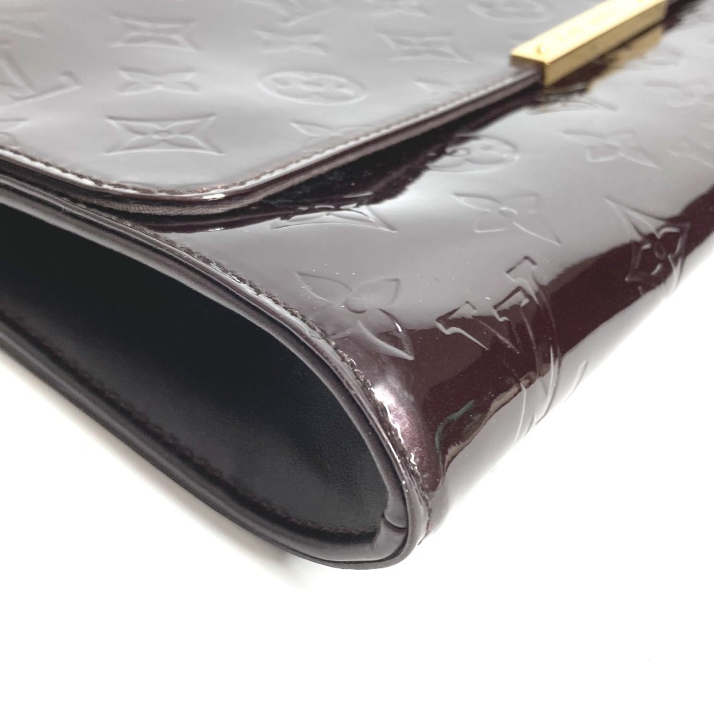 Louis Vuitton M91548 Monogram Vernis Robertson Bag Pouch Flap Clutch In Canvas