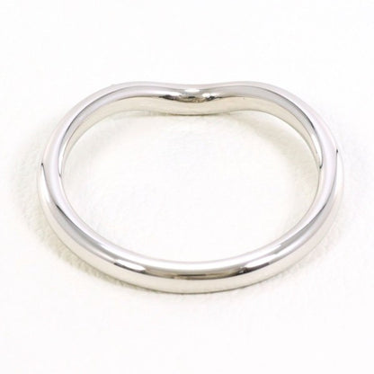 Tiffany Curved Band Pt950 Ring Total Weight: Approx. 3.4G